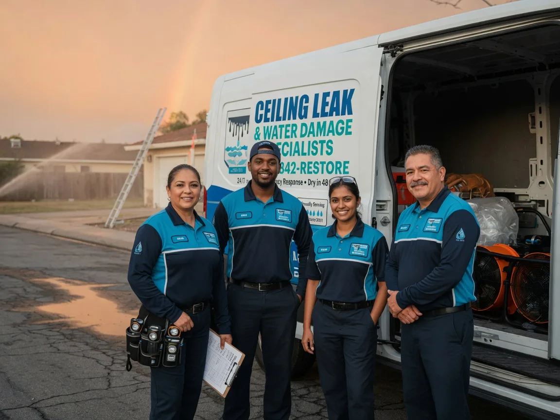 Ceiling Leak Cleanup company in Belgium, WI